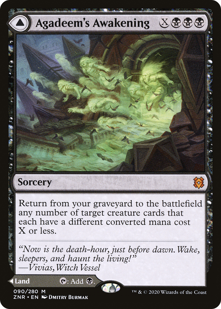 Agadeem's Awakening // Agadeem, the Undercrypt [Zendikar Rising] | Grognard Games