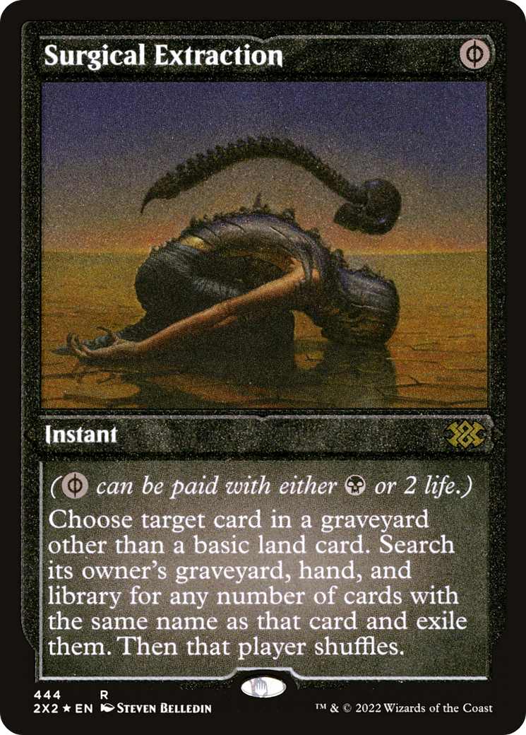 Surgical Extraction (Foil Etched) (2X2-444) - Double Masters 2022 Foil | Grognard Games