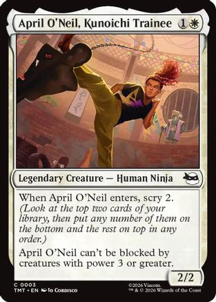 April O'Neil, Kunoichi Trainee (TMT-003) - Teenage Mutant Ninja Turtles | Grognard Games