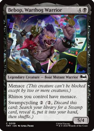 Bebop, Warthog Warrior (TMT-059) - Teenage Mutant Ninja Turtles Foil | Grognard Games