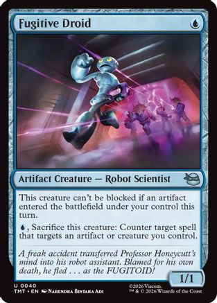 Fugitive Droid (TMT-040) - Teenage Mutant Ninja Turtles Foil | Grognard Games