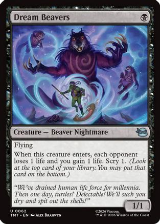 Dream Beavers (TMT-062) - Teenage Mutant Ninja Turtles Foil | Grognard Games
