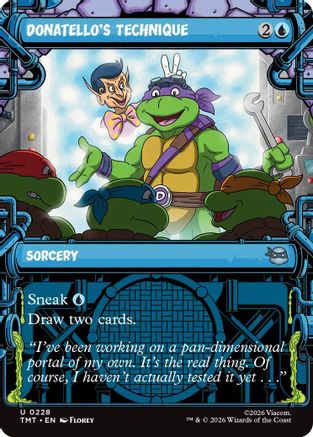 Donatello's Technique (Showcase) (TMT-228) - Teenage Mutant Ninja Turtles Foil | Grognard Games
