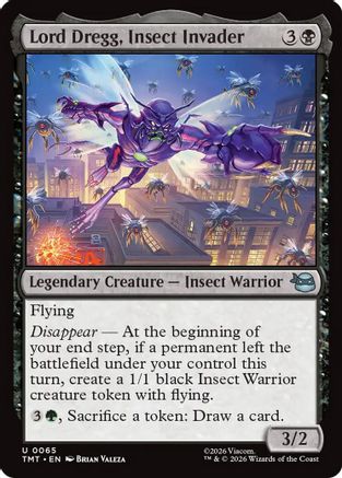Lord Dregg, Insect Invader (TMT-065) - Teenage Mutant Ninja Turtles Foil | Grognard Games