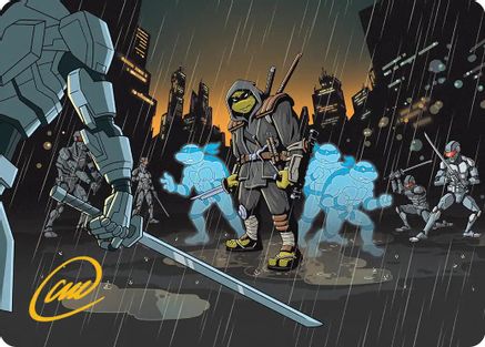 The Last Ronin's Technique Art Card (Gold-Stamped Signature) (ASTMT-023) - Art Series: Teenage Mutant Ninja Turtles | Grognard Games
