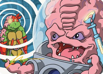 Krang, Master Mind Art Card (25/54) (Gold-Stamped Signature) (ASTMT-025) - Art Series: Teenage Mutant Ninja Turtles | Grognard Games