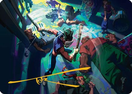 Pain 101 Art Card (ASTMT-006) - Art Series: Teenage Mutant Ninja Turtles | Grognard Games