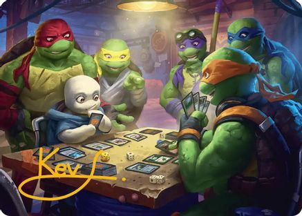 Lessons from Life Art Card (ASTMT-014) - Art Series: Teenage Mutant Ninja Turtles | Grognard Games