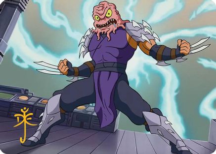 Krang & Shredder Art Card (Gold-Stamped Signature) (ASTMT-031) - Art Series: Teenage Mutant Ninja Turtles | Grognard Games