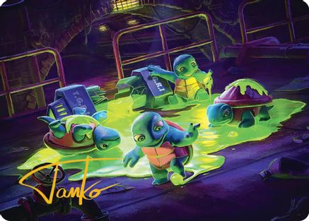 The Ooze Art Card (ASTMT-018) - Art Series: Teenage Mutant Ninja Turtles | Grognard Games