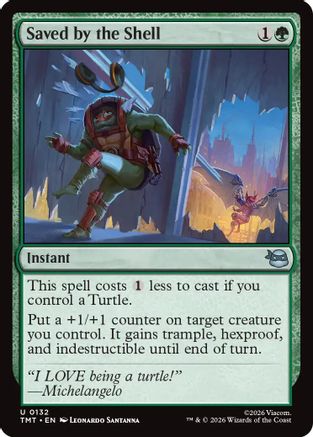 Saved by the Shell (TMT-132) - Teenage Mutant Ninja Turtles Foil | Grognard Games
