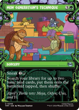 New Generation's Technique (Showcase) (TMT-240) - Teenage Mutant Ninja Turtles | Grognard Games
