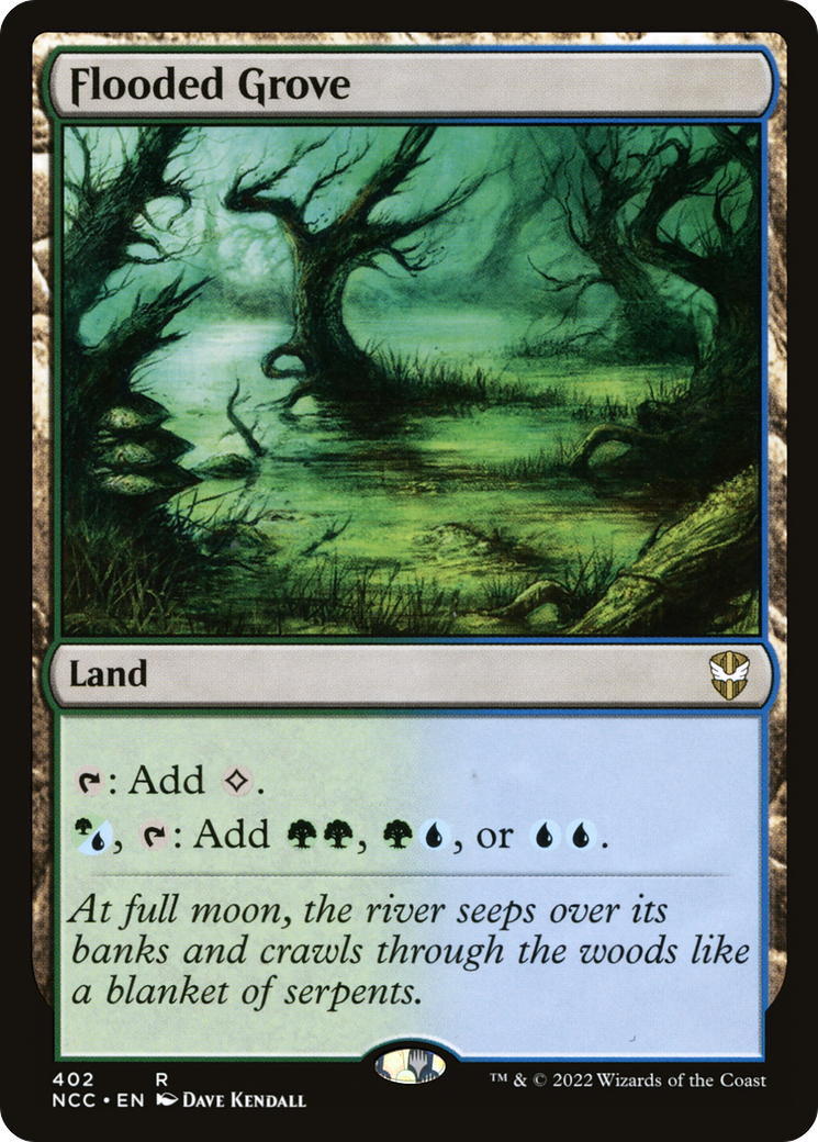 Flooded Grove [Streets of New Capenna Commander] | Grognard Games