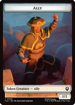 Ally (0006) // Bear Double-Sided Tokens (TLA-6 // 12) - Avatar: The Last Airbender | Grognard Games