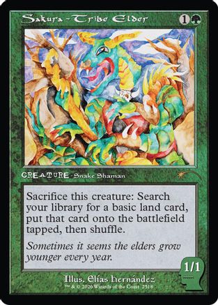Sakura-Tribe Elder (2518) (SLD-2518) - Secret Lair Drop Series Foil | Grognard Games