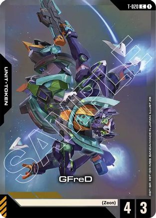 GFreD (T-020) (Premium Card Collection Gundam Assemble) - Gundam Promotional Cards (T-020) Holofoil | Grognard Games