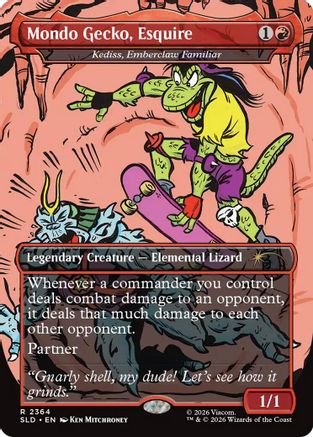 Mondo Gecko, Esquire - Kediss, Emberclaw Familiar (SLD-2364) - Secret Lair Drop Series Foil | Grognard Games