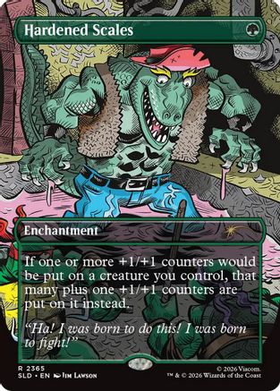 Hardened Scales (SLD-2365) - Secret Lair Drop Series Foil | Grognard Games