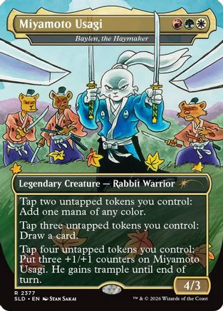 Miyamoto Usagi - Baylen, the Haymaker (SLD-2377) - Secret Lair Drop Series | Grognard Games