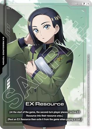 EX Resource (EXRP-011) (Mobile Suit Gundam GQuuuuuuX) - Promotional EX Resource Tokens (EXRP-011) Holofoil | Grognard Games
