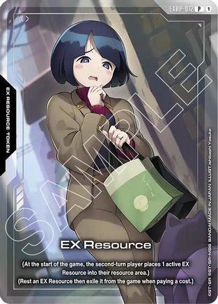 EX Resource (EXRP-012) (Mobile Suit Gundam GQuuuuuuX) - Promotional EX Resource Tokens (EXRP-012) Holofoil | Grognard Games