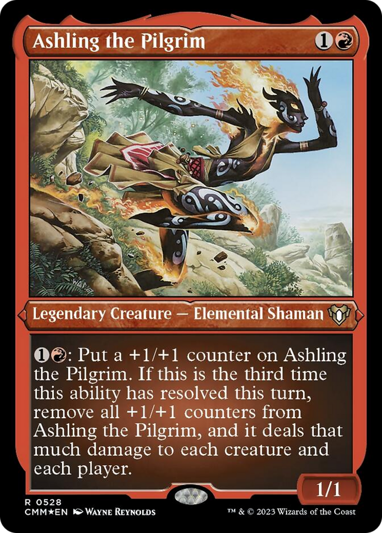 Ashling the Pilgrim (Foil Etched) [Commander Masters] | Grognard Games