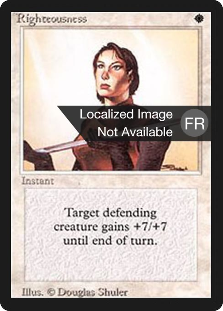 Righteousness [Foreign Black Border] | Grognard Games