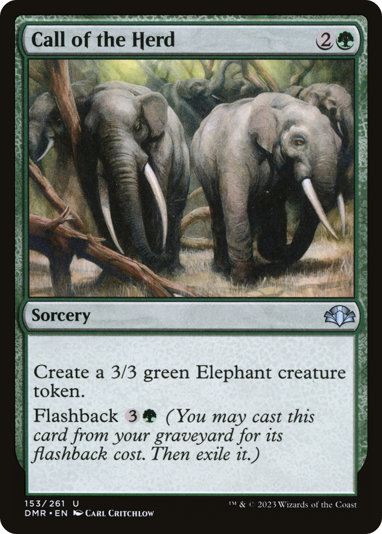 Call of the Herd [Dominaria Remastered] | Grognard Games