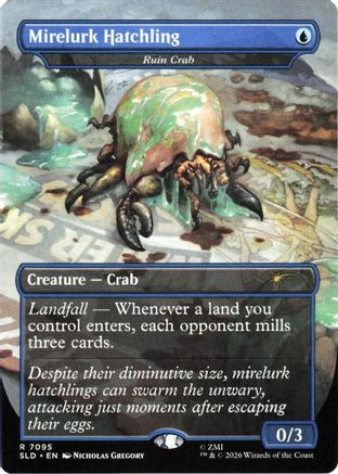 Mirelurk Hatchling - Ruin Crab (SLD-7095) - Secret Lair Drop Series Foil | Grognard Games