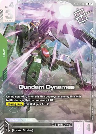 Gundam Dynames (Newtype Challenge 2026 Mission 2) - Gundam Promotional Cards (ST07-005) Holofoil | Grognard Games