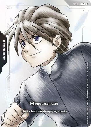 Resource (RP-026) (Mobile Suit Gundam Wing) - Promotional Resource Tokens (RP-026) Holofoil | Grognard Games