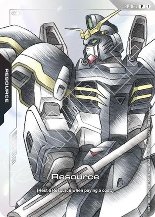 Resource (RP-027) (Mobile Suit Gundam Wing) - Promotional Resource Tokens (RP-027) Holofoil | Grognard Games