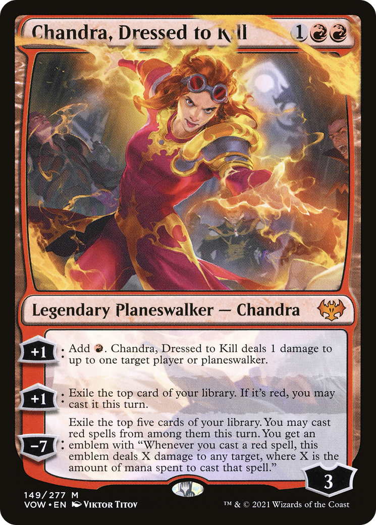 Chandra, Dressed to Kill [Innistrad: Crimson Vow] | Grognard Games