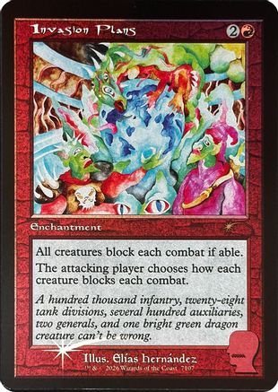 Invasion Plans (SLD-7107) - Secret Lair Drop Series Foil | Grognard Games