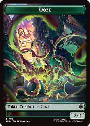 Ooze // Clue Double-Sided Token (TMC-1 // 2) - Commander: Teenage Mutant Ninja Turtles | Grognard Games