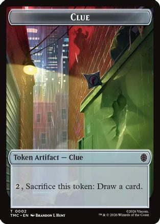Clue // Rat Double-Sided Token (TMC-2 // 6) - Commander: Teenage Mutant Ninja Turtles | Grognard Games