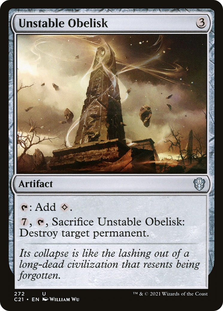 Unstable Obelisk [Commander 2021] | Grognard Games