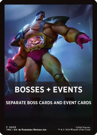 Bosses + Events (TMC-005) - Commander: Teenage Mutant Ninja Turtles | Grognard Games