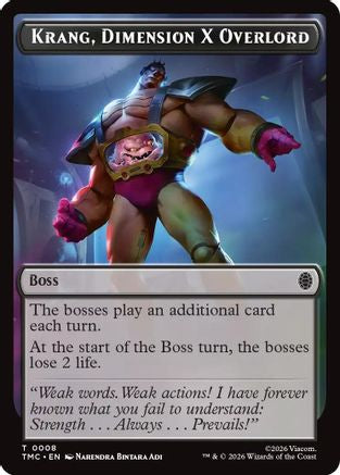 Krang, Dimension X Overlord (TMC-008) - Commander: Teenage Mutant Ninja Turtles | Grognard Games