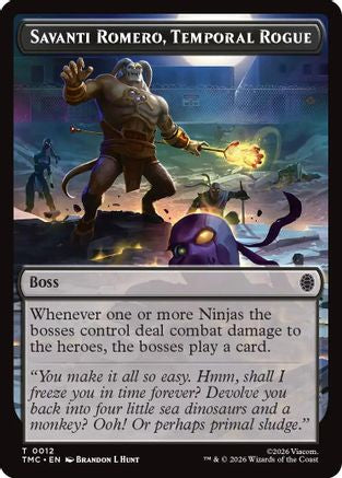 Savanti Romero, Temporal Rogue (TMC-012) - Commander: Teenage Mutant Ninja Turtles | Grognard Games