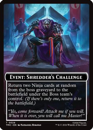 Event: Shredder's Challenge (TMC-024) - Commander: Teenage Mutant Ninja Turtles | Grognard Games