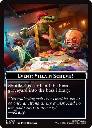 Event: Villain Scheme! (TMC-028) - Commander: Teenage Mutant Ninja Turtles | Grognard Games