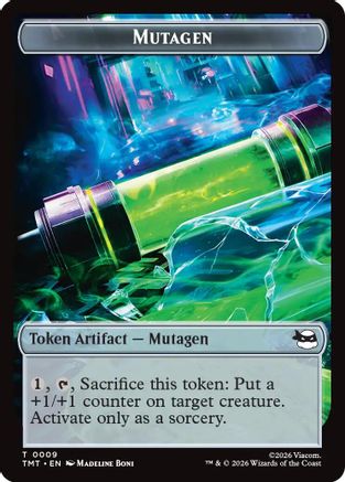 Mutagen // Food Double-Sided Token (TMT-9 // 8) - Teenage Mutant Ninja Turtles | Grognard Games
