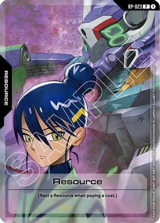 Resource (RP-023) (Mobile Suit Gundam GQuuuuuuX) - Promotional Resource Tokens (RP-023) Holofoil | Grognard Games