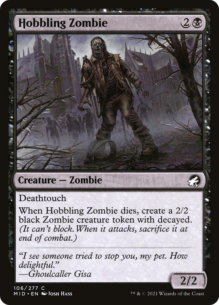 Hobbling Zombie [Innistrad: Midnight Hunt] | Grognard Games