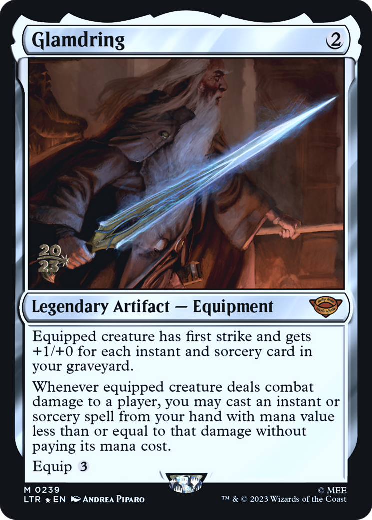Glamdring [The Lord of the Rings: Tales of Middle-Earth Prerelease Promos] | Grognard Games