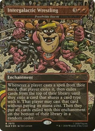 Intergalactic Wrestling - Possibility Storm (SLD-7073) - Secret Lair Drop Series Foil | Grognard Games