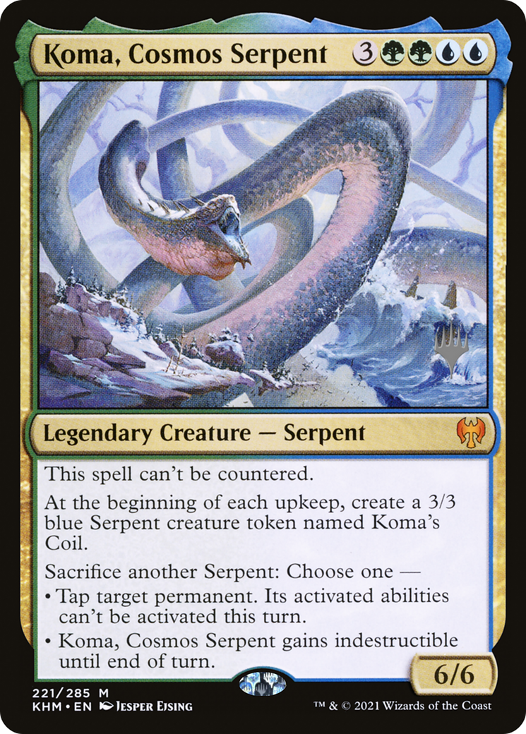 Koma, Cosmos Serpent [Kaldheim Promos] | Grognard Games