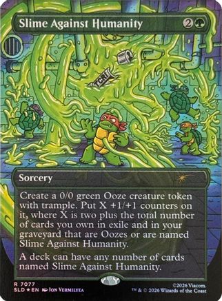 Slime Against Humanity (7077) (SLD-7077) - Secret Lair Drop Series Foil | Grognard Games