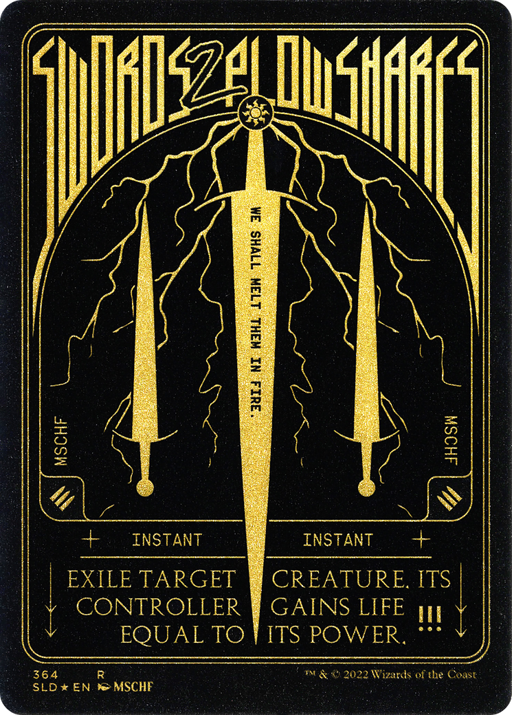 Swords to Plowshares (364) (Foil Etched) [Secret Lair Drop Series] | Grognard Games